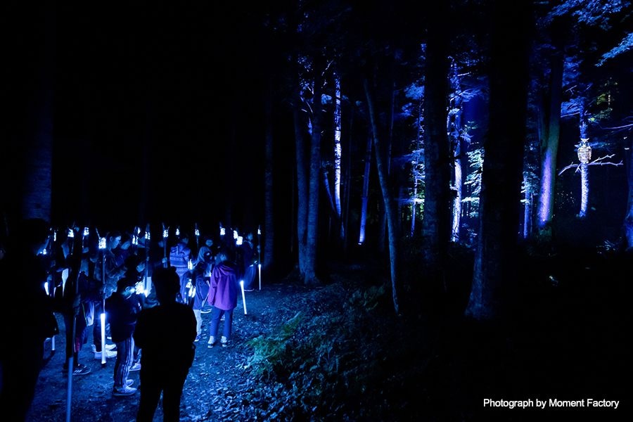 案例｜yl6809永利为壮观的Kamuy Lumina魔法夜行旅游项目提供配乐设备